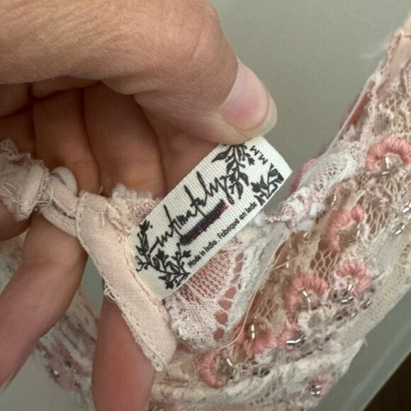 Midnight Magic Maxi Slip by Intimately at Free People in Pink - Picture 6 of 10